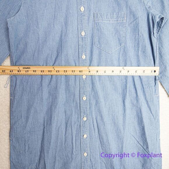 NEW J. Crew Classic-fit Chambray Shirt dress, size 2 - Picture 8 of 16
